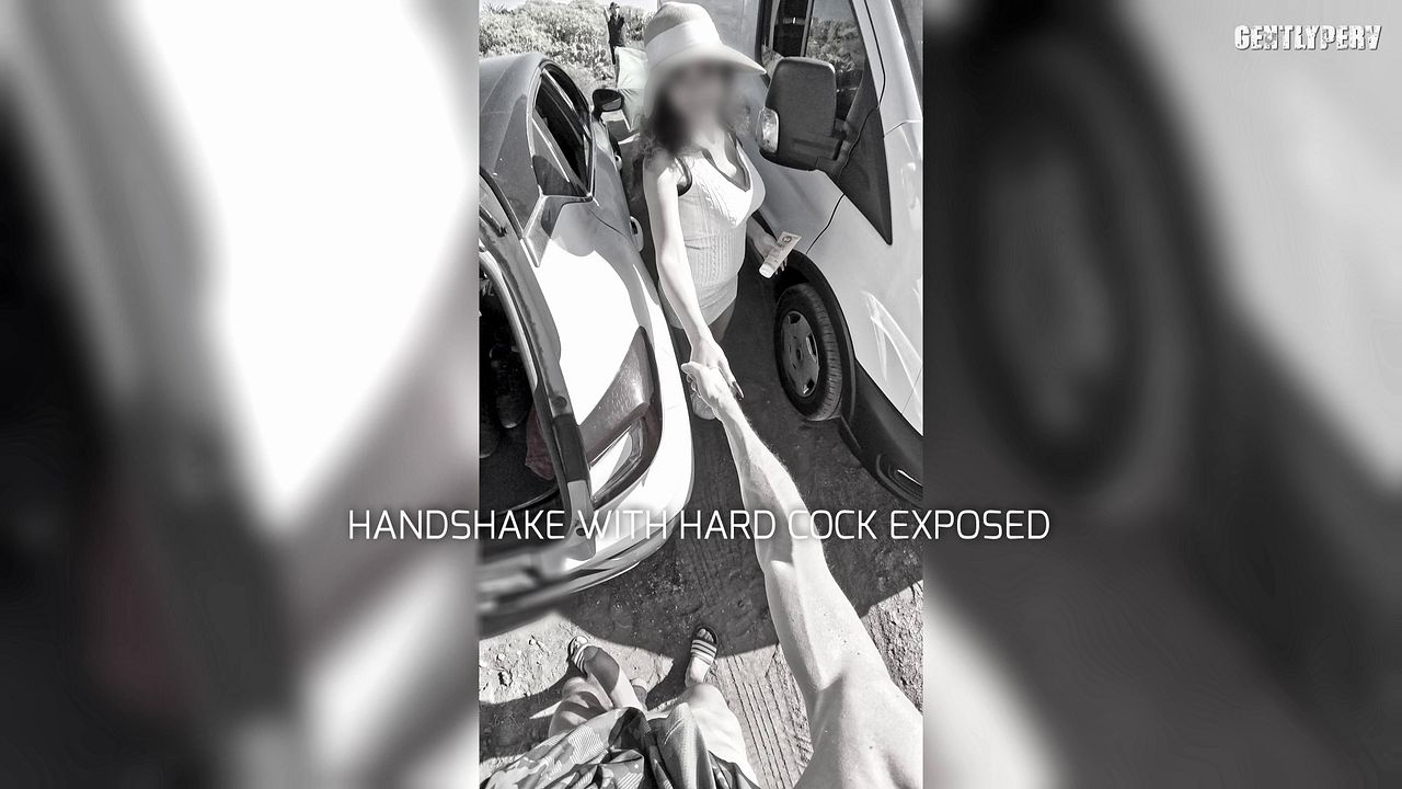 Public Parking Lot Handjob for Hotwife & Proud Husband