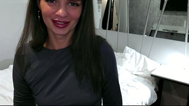 Amateur Hotwife Threesome with Husband Filming