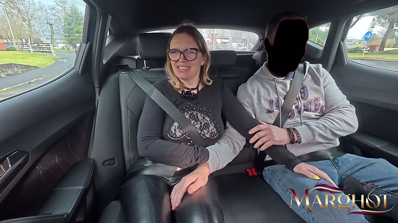 Hotwife Backseat Car Encounter with Supportive Husband